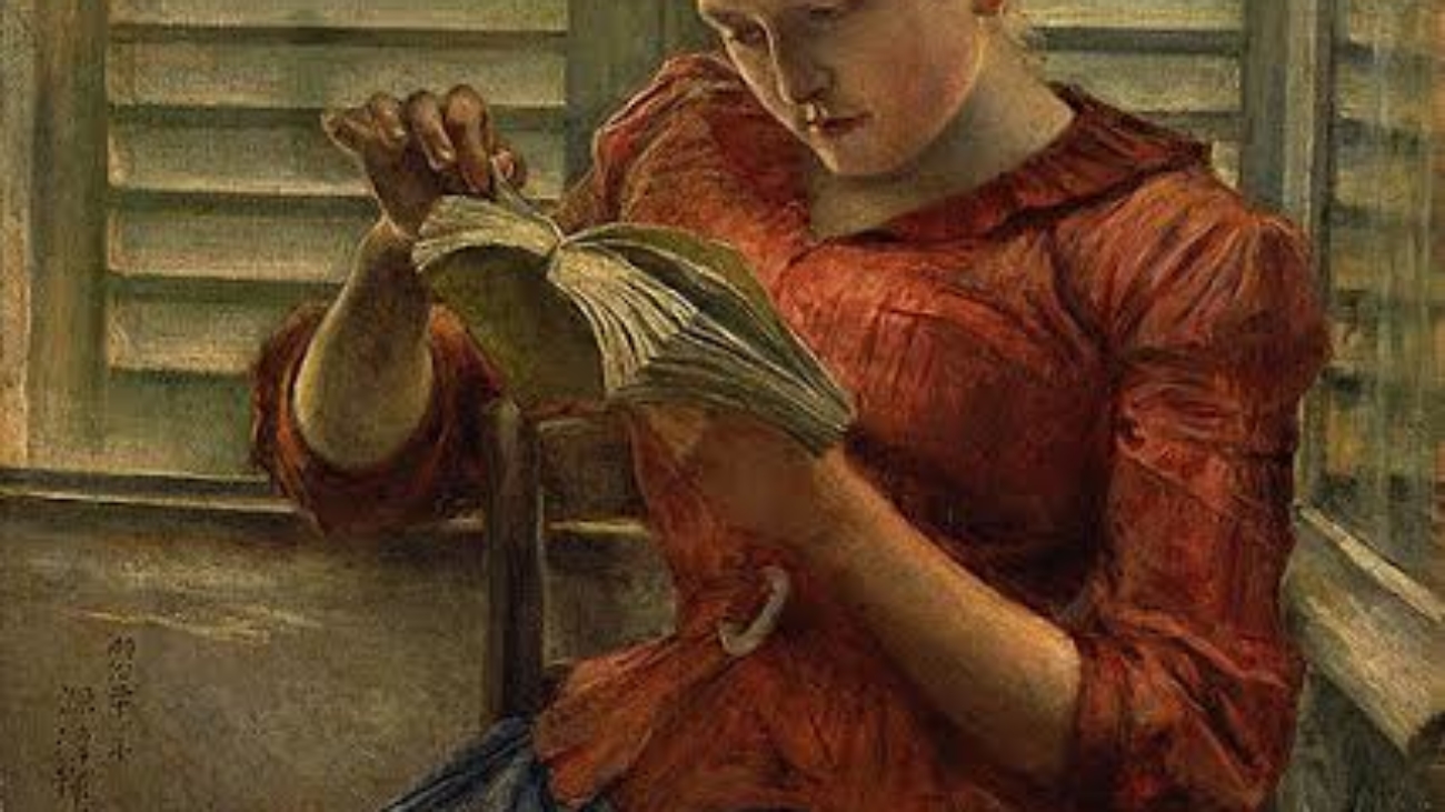 "Woman Reading"/Kuroda Seiki