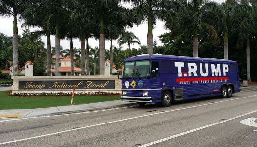 trump bus