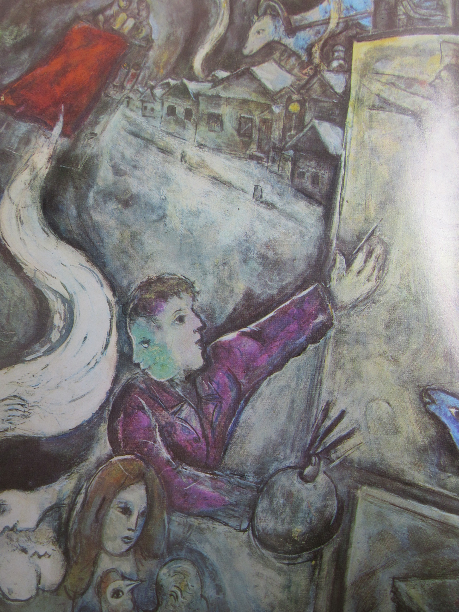 Imagem Chagall . A Alma das Cidades - expressou o pós-guerra