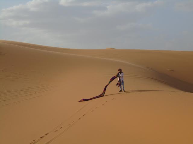 Uma paisagem incrível - deserto do Sahara