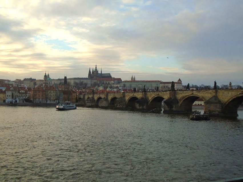 Ponte Carlos em Praga, na Republica Tcheca.