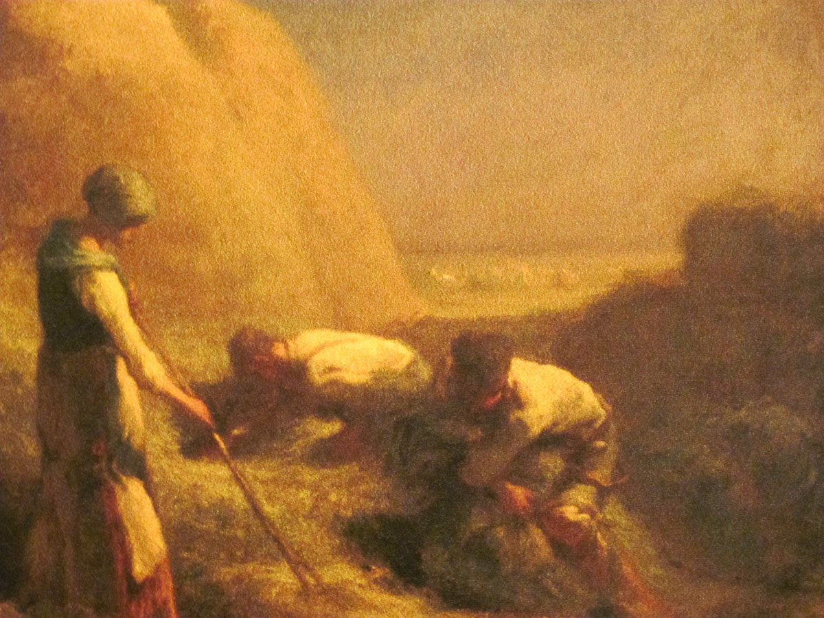 Jean François Millet. Recolhedores de Feno. 1850. Museu do Louvre. Paris.