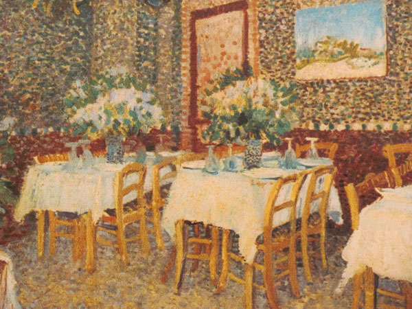 Interior de Restaurante. Van Gogh. 1887. Otterlo. Museu de Arte Kröller-Müller