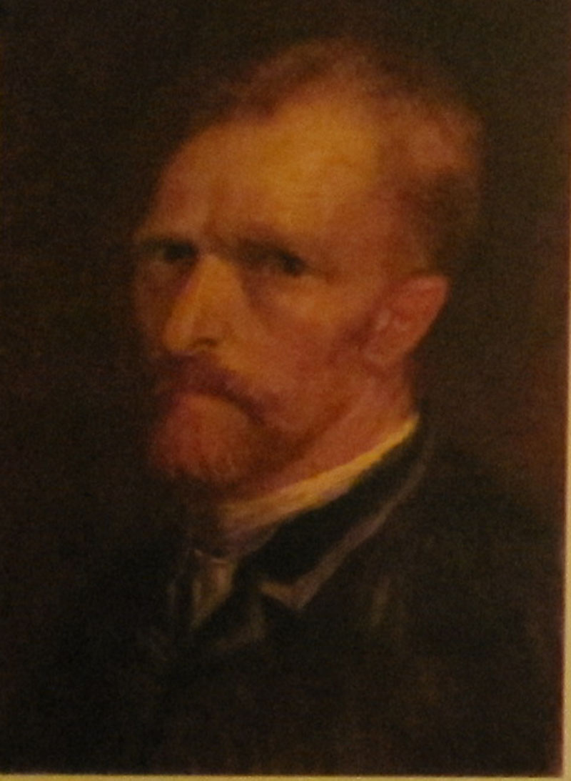Van Gogh. Autorretrato. 1886. Óleo sobre Tela. L'Aia Coleção Gemeentmuseum