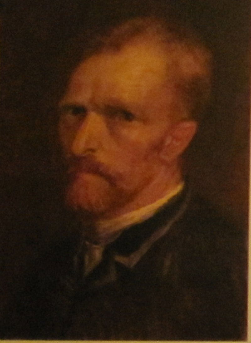 Van Gogh. Autoritratto. 1886. L'Aia Coleção Gemeentmuseum